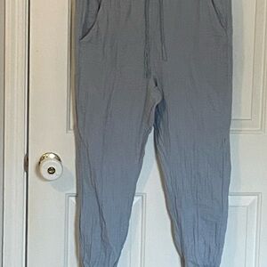 Kensie Light Gray Blue Joggers XL